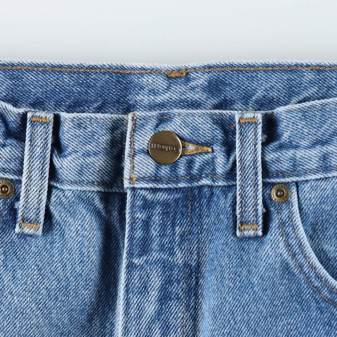 Carhartt Relaxed Fit Tapered Denim Pants for Men, W33 equivalent cotton blue type Vintage Second Hand