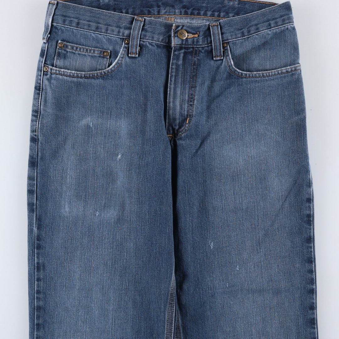 Carhartt Relaxed Fit Straight Denim Pants for Men, W33 cotton blue type Vintage Second Hand