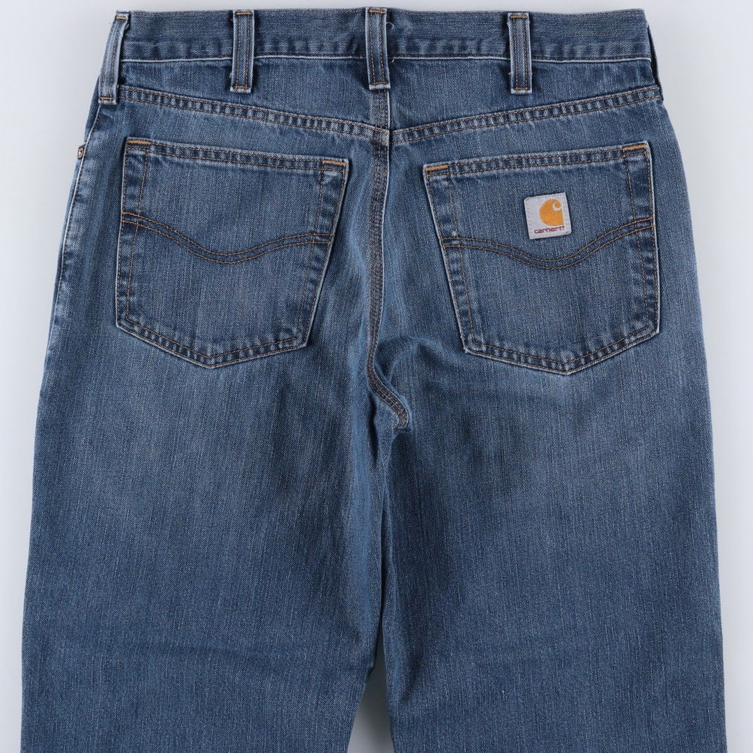 Carhartt Relaxed Fit Straight Denim Pants for Men, W33 cotton blue type Vintage Second Hand