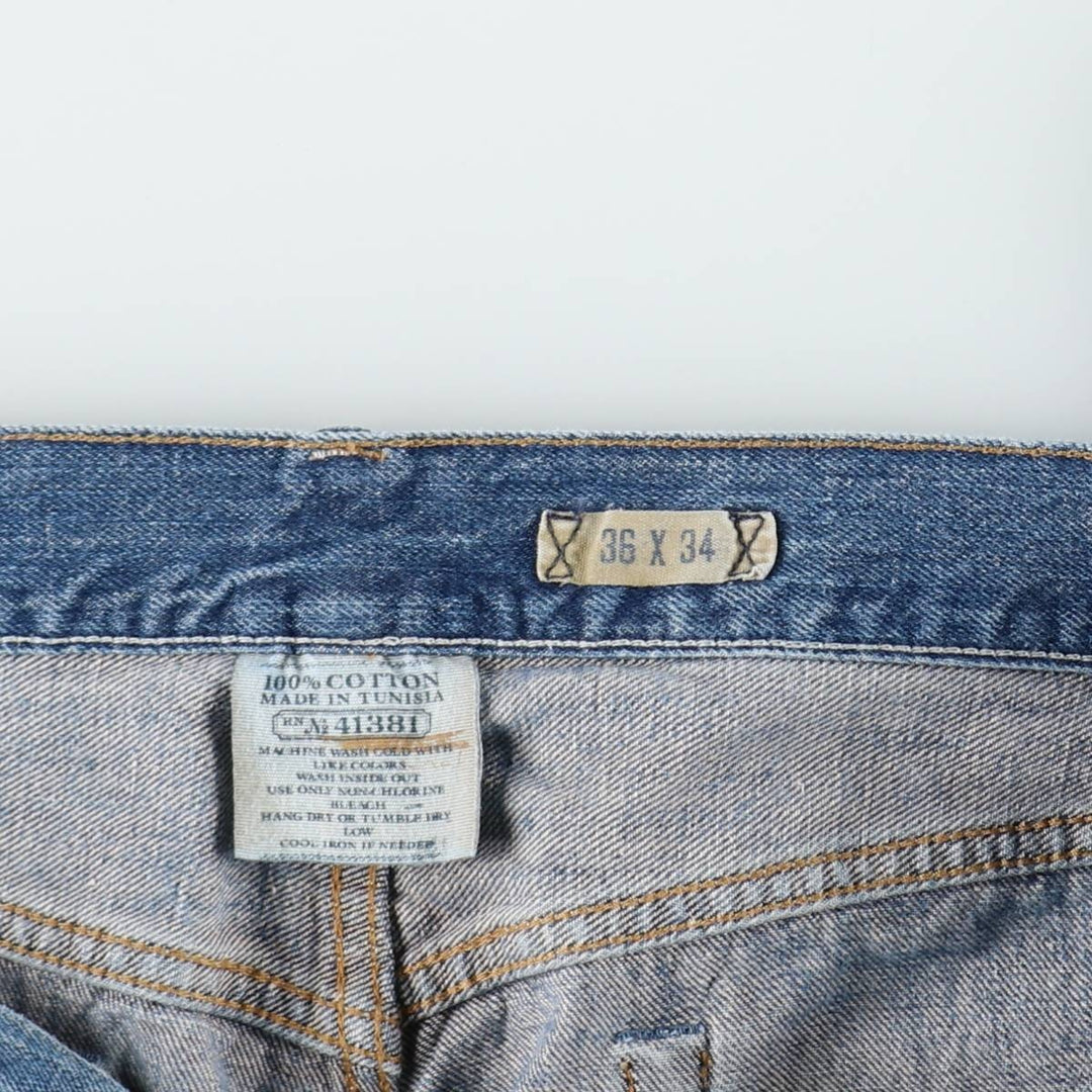 Ralph Lauren POLO RALPH LAUREN Men's Straight Denim Pants, Size W38 cotton blue type Vintage Second Hand