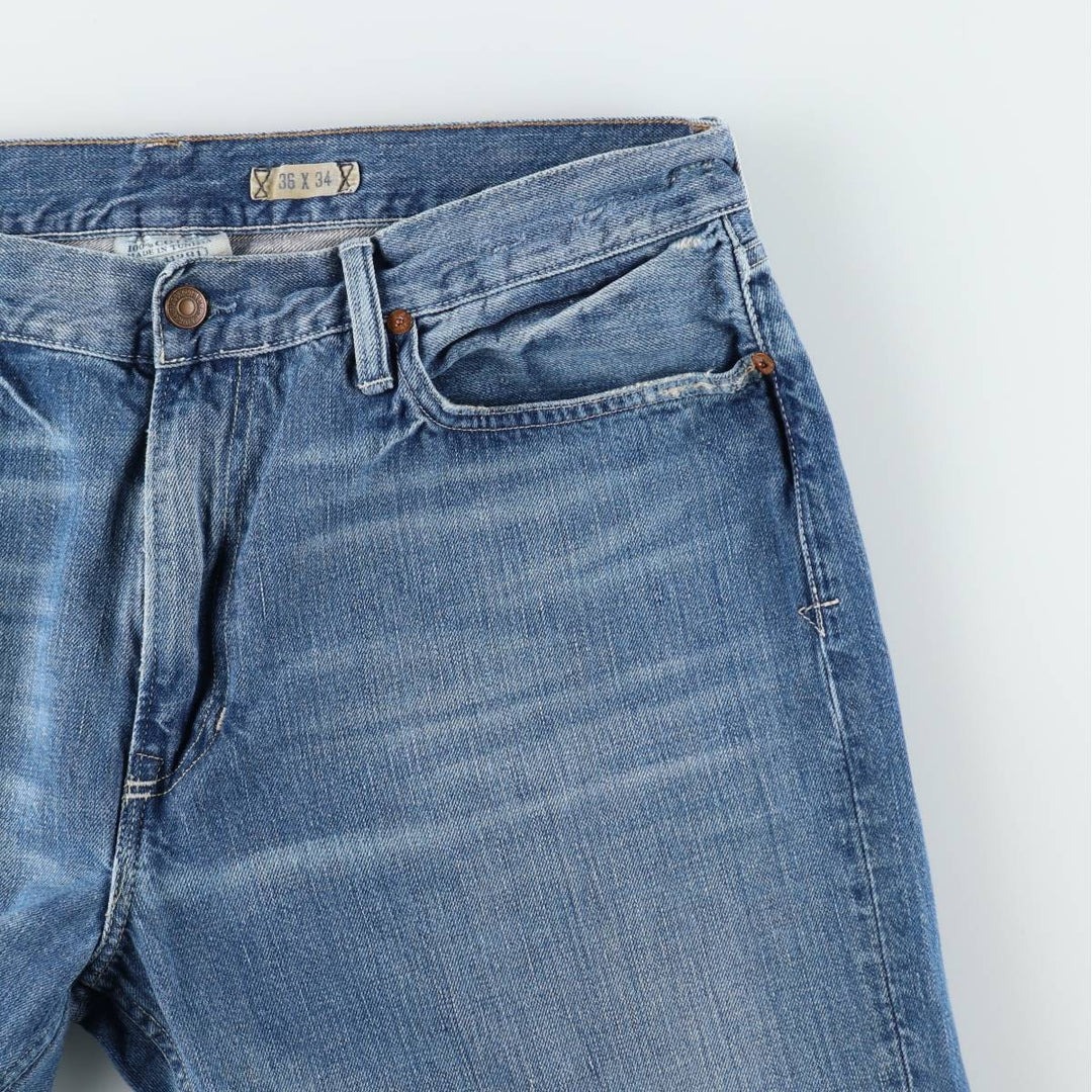 Ralph Lauren POLO RALPH LAUREN Men's Straight Denim Pants, Size W38 cotton blue type Vintage Second Hand