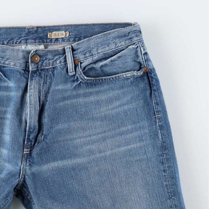 Ralph Lauren POLO RALPH LAUREN Men's Straight Denim Pants, Size W38 cotton blue type Vintage Second Hand