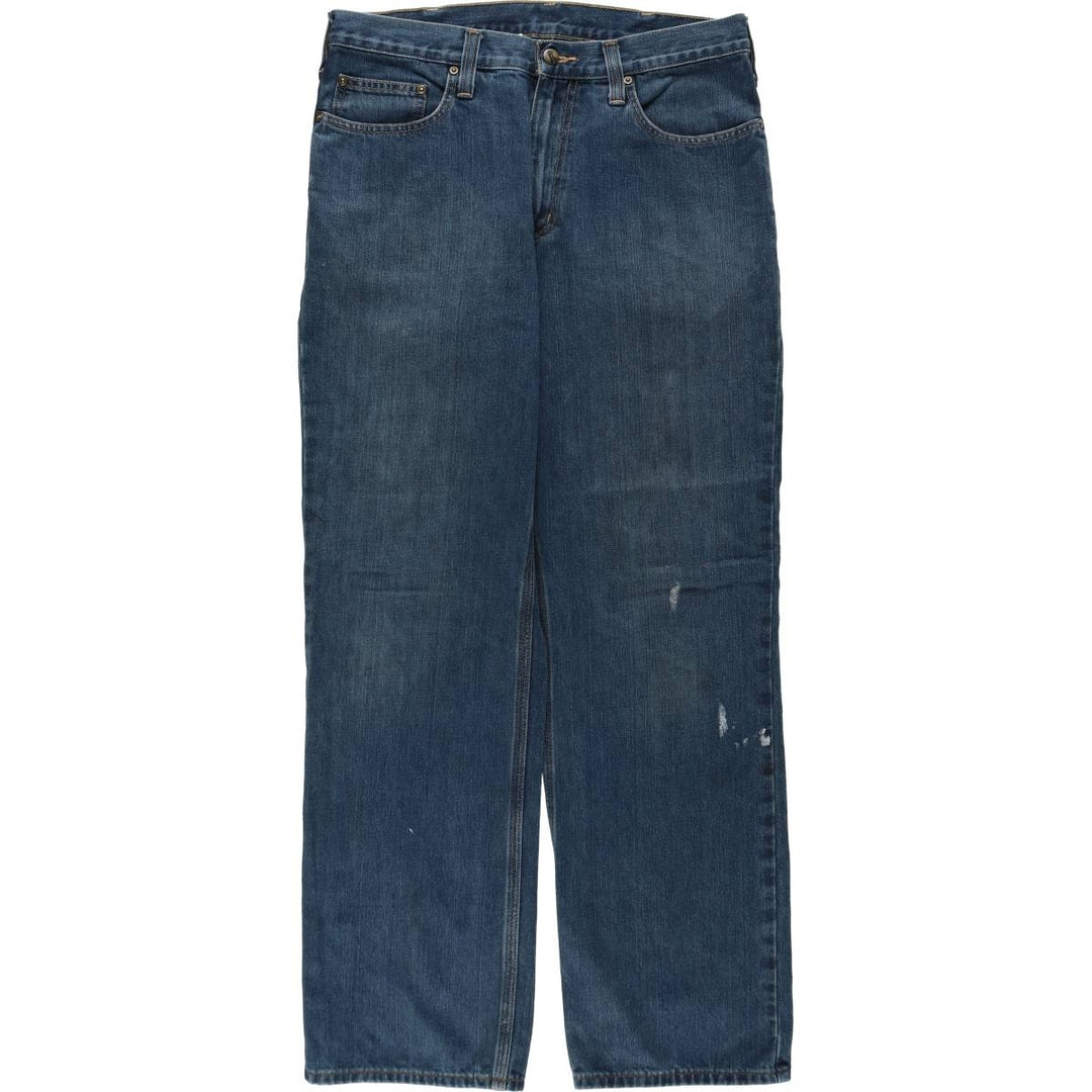 Carhartt Tapered Denim Pants for Men, W34 equivalent cotton blue type Vintage Second Hand