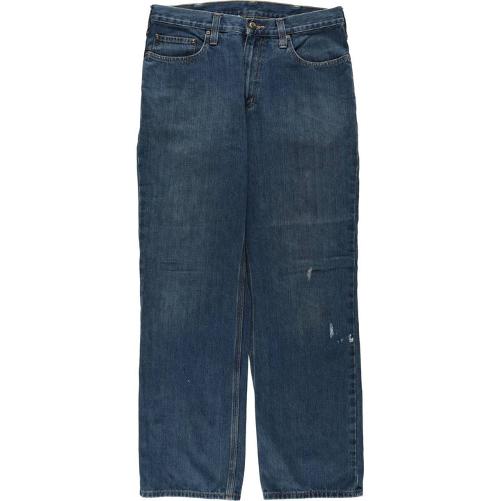 Carhartt Tapered Denim Pants for Men, W34 equivalent cotton blue type Vintage Second Hand