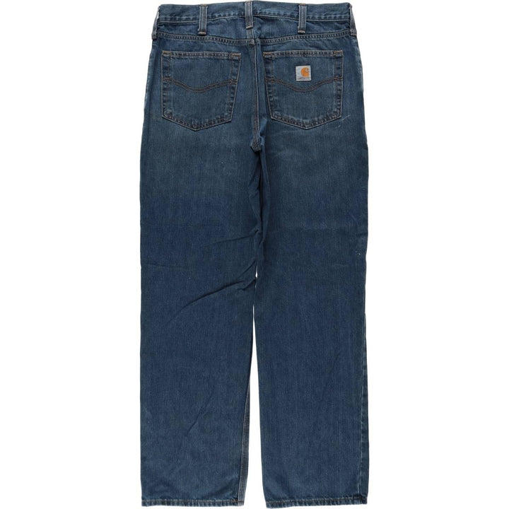 Carhartt Tapered Denim Pants for Men, W34 equivalent cotton blue type Vintage Second Hand