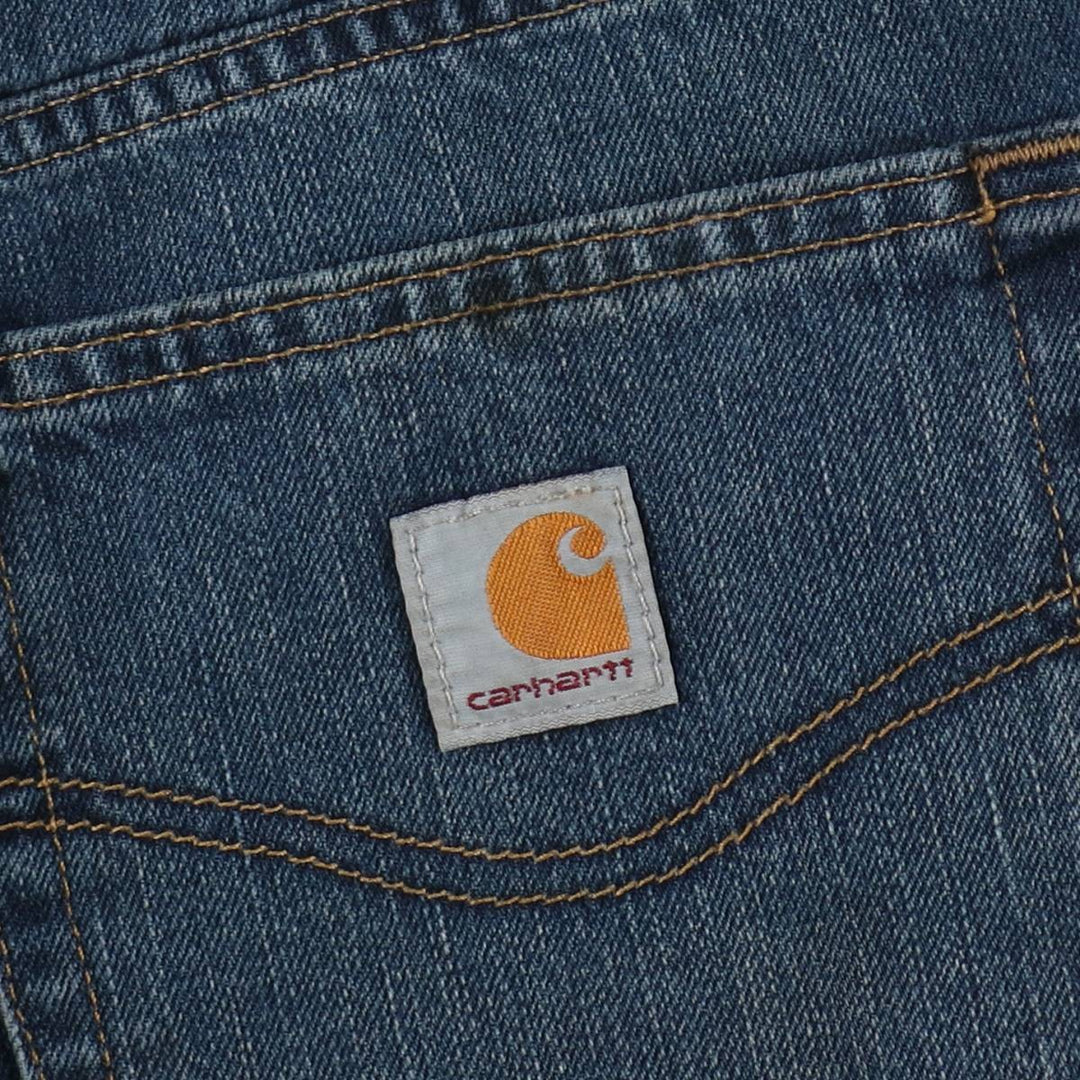Carhartt Tapered Denim Pants for Men, W34 equivalent cotton blue type Vintage Second Hand
