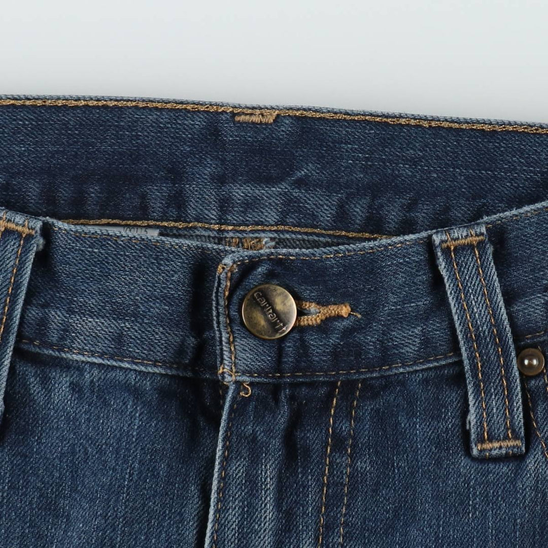 Carhartt Tapered Denim Pants for Men, W34 equivalent cotton blue type Vintage Second Hand