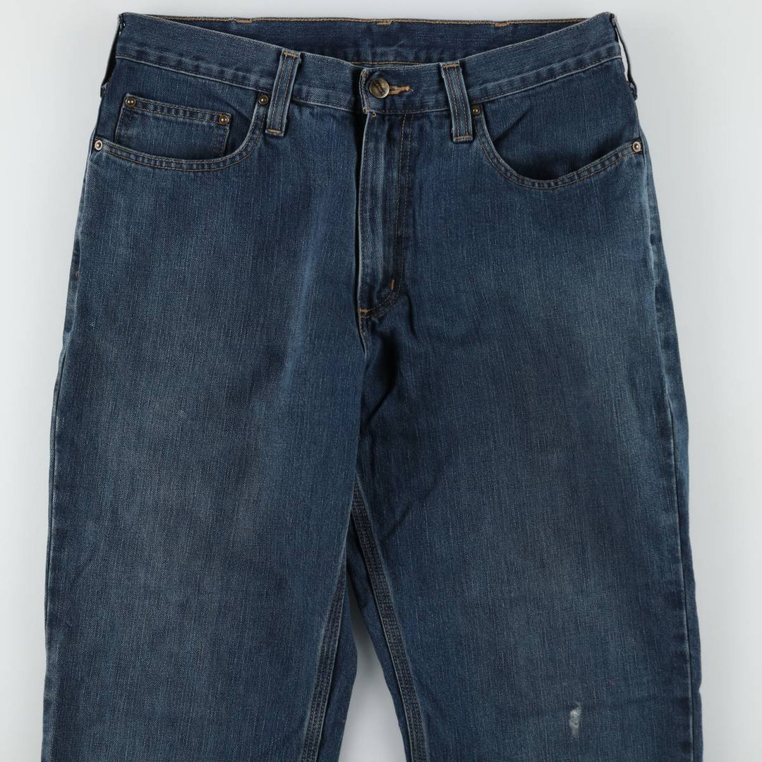 Carhartt Tapered Denim Pants for Men, W34 equivalent cotton blue type Vintage Second Hand