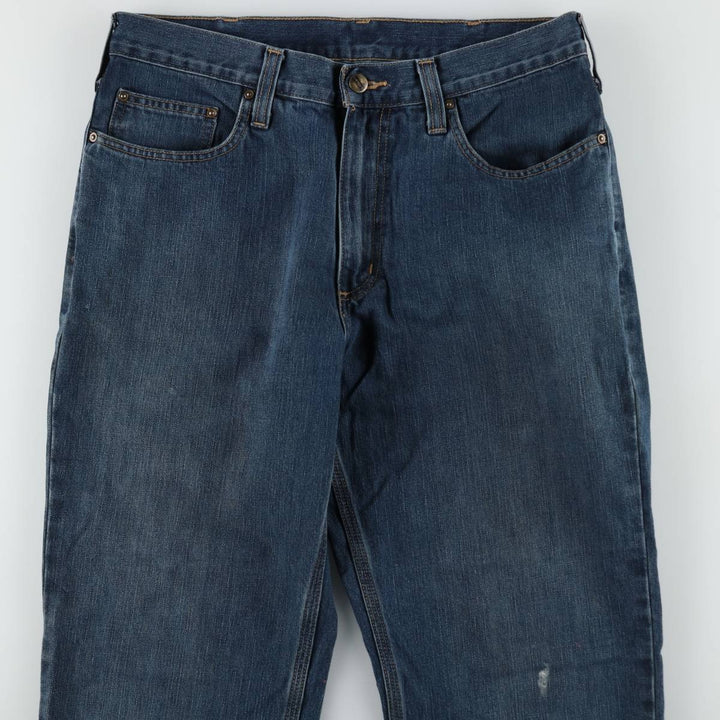 Carhartt Tapered Denim Pants for Men, W34 equivalent cotton blue type Vintage Second Hand