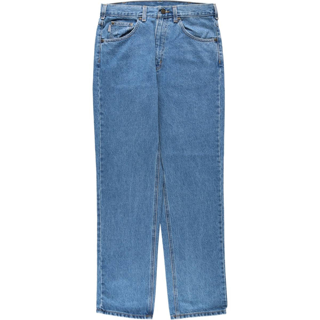 Carhartt Tapered Denim Pants for Men, W33 equivalent cotton blue type Vintage Second Hand