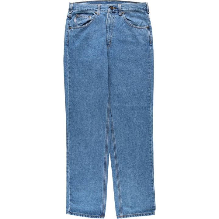 Carhartt Tapered Denim Pants for Men, W33 equivalent cotton blue type Vintage Second Hand