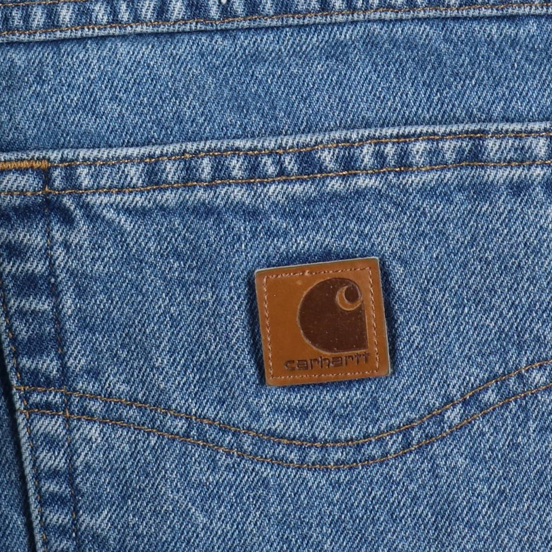 Carhartt Tapered Denim Pants for Men, W33 equivalent cotton blue type Vintage Second Hand