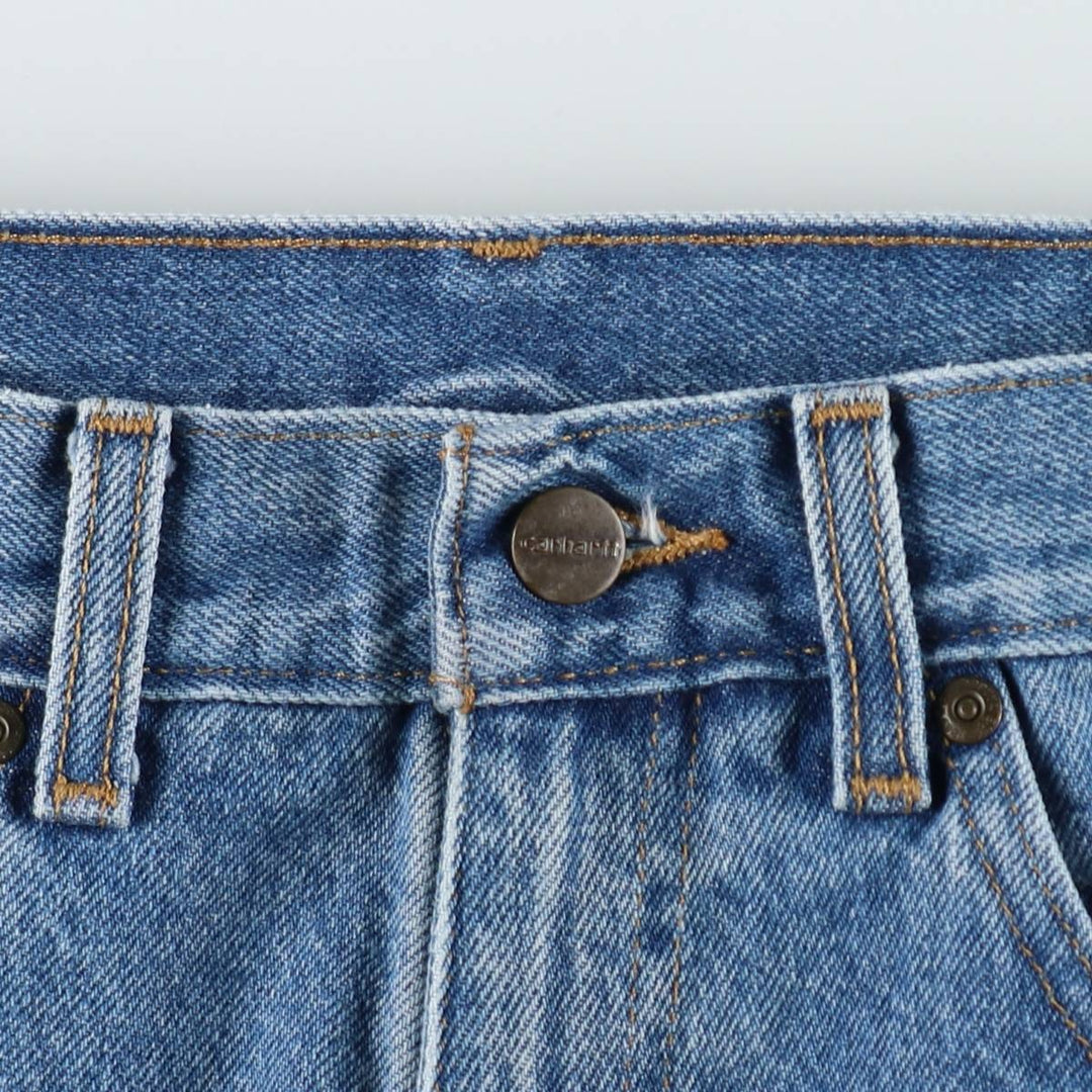 Carhartt Tapered Denim Pants for Men, W33 equivalent cotton blue type Vintage Second Hand