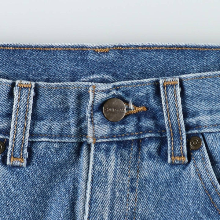 Carhartt Tapered Denim Pants for Men, W33 equivalent cotton blue type Vintage Second Hand