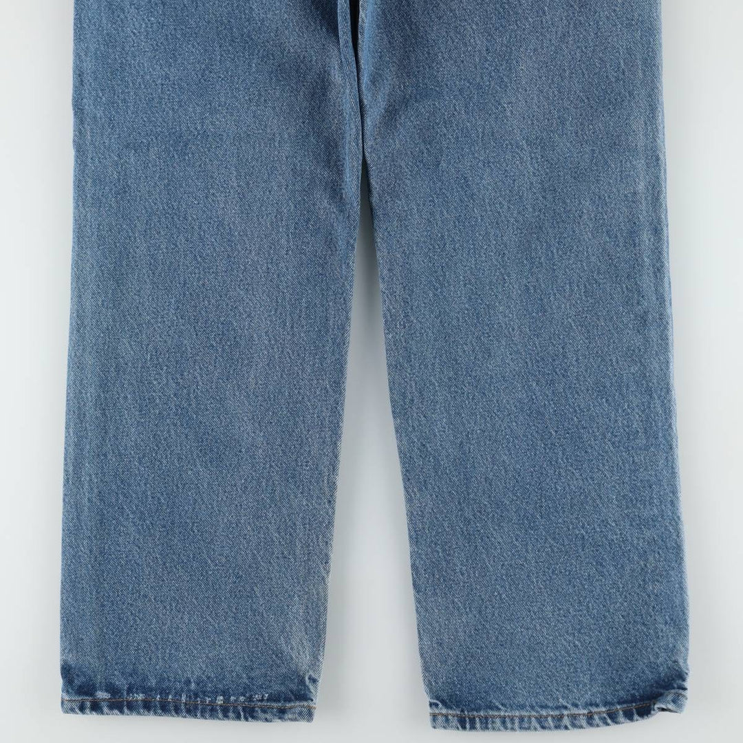 Carhartt Relaxed Fit Straight Denim Pants for Men, W34 equivalent cotton blue type Vintage Second Hand