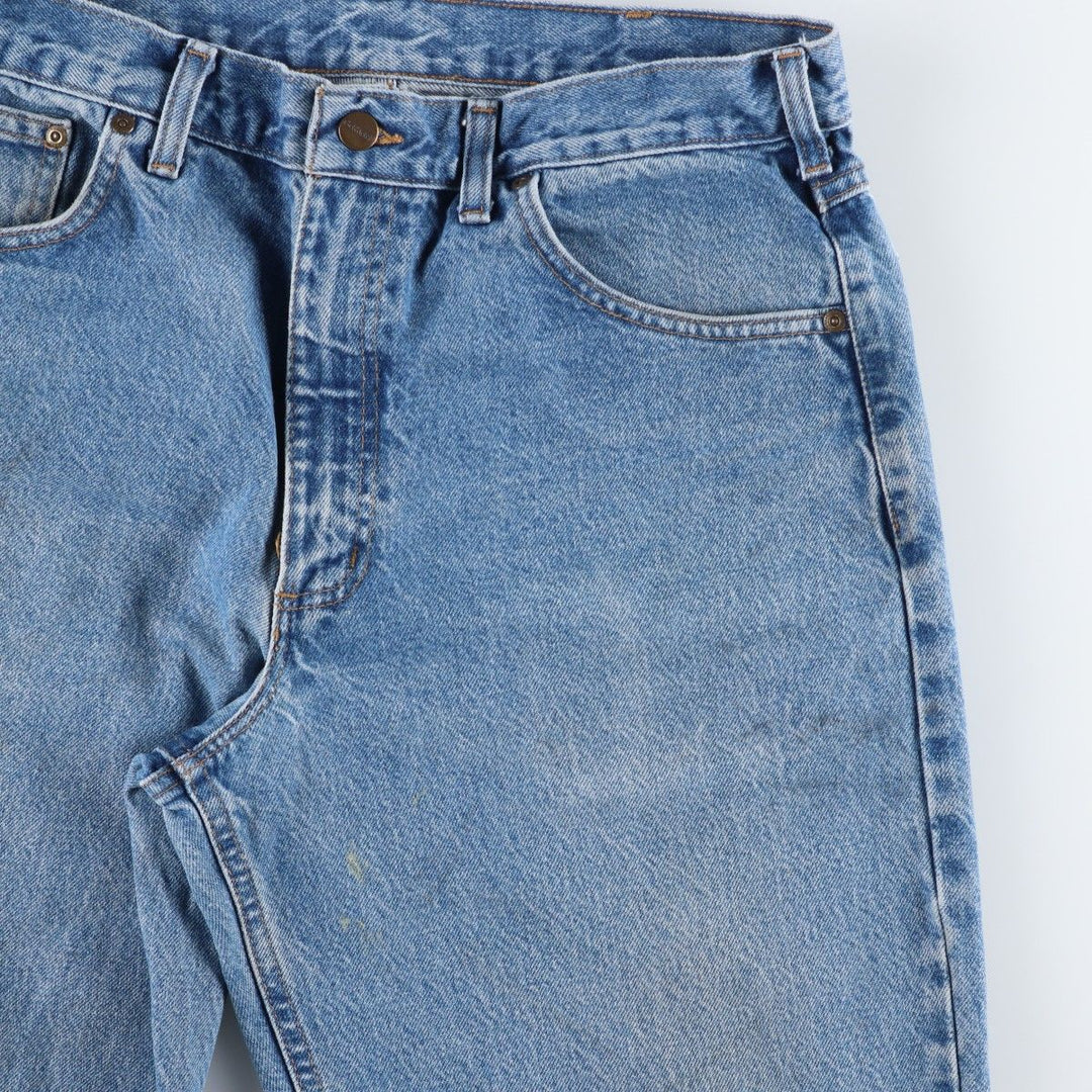 Carhartt Relaxed Fit Tapered Denim Pants for Men, W33 equivalent cotton blue type Vintage Second Hand