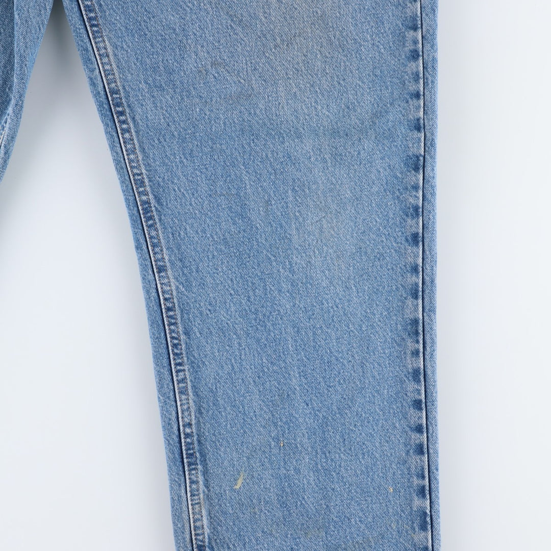 Carhartt Relaxed Fit Tapered Denim Pants for Men, W33 equivalent cotton blue type Vintage Second Hand