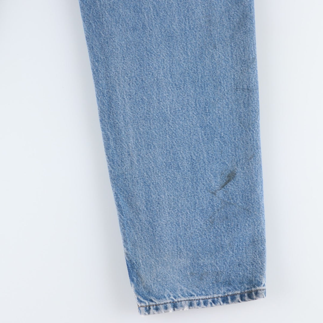 Carhartt Relaxed Fit Tapered Denim Pants for Men, W33 equivalent cotton blue type Vintage Second Hand
