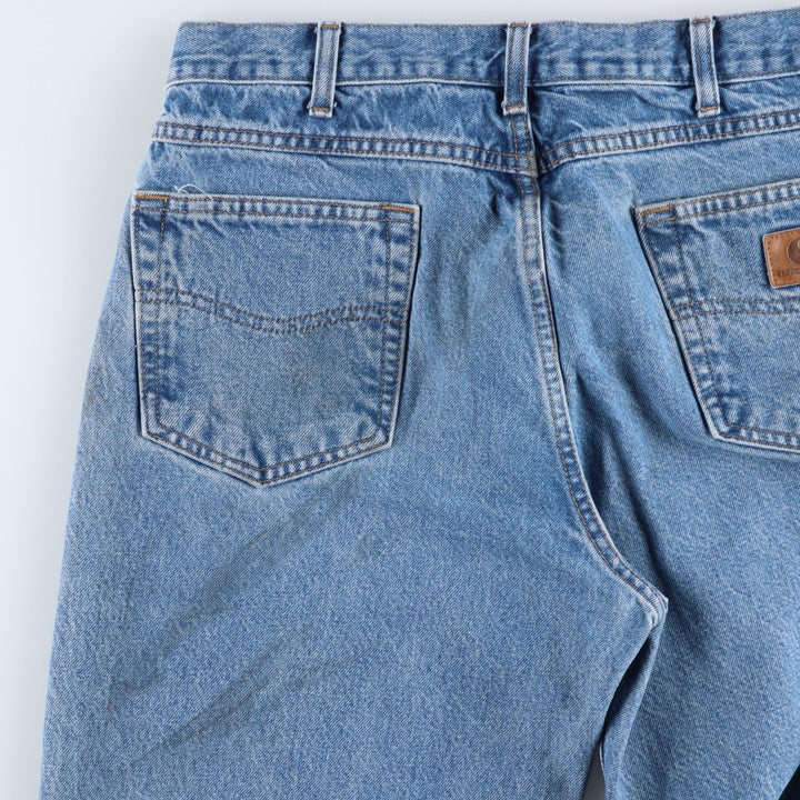 Carhartt Relaxed Fit Tapered Denim Pants for Men, W33 equivalent cotton blue type Vintage Second Hand