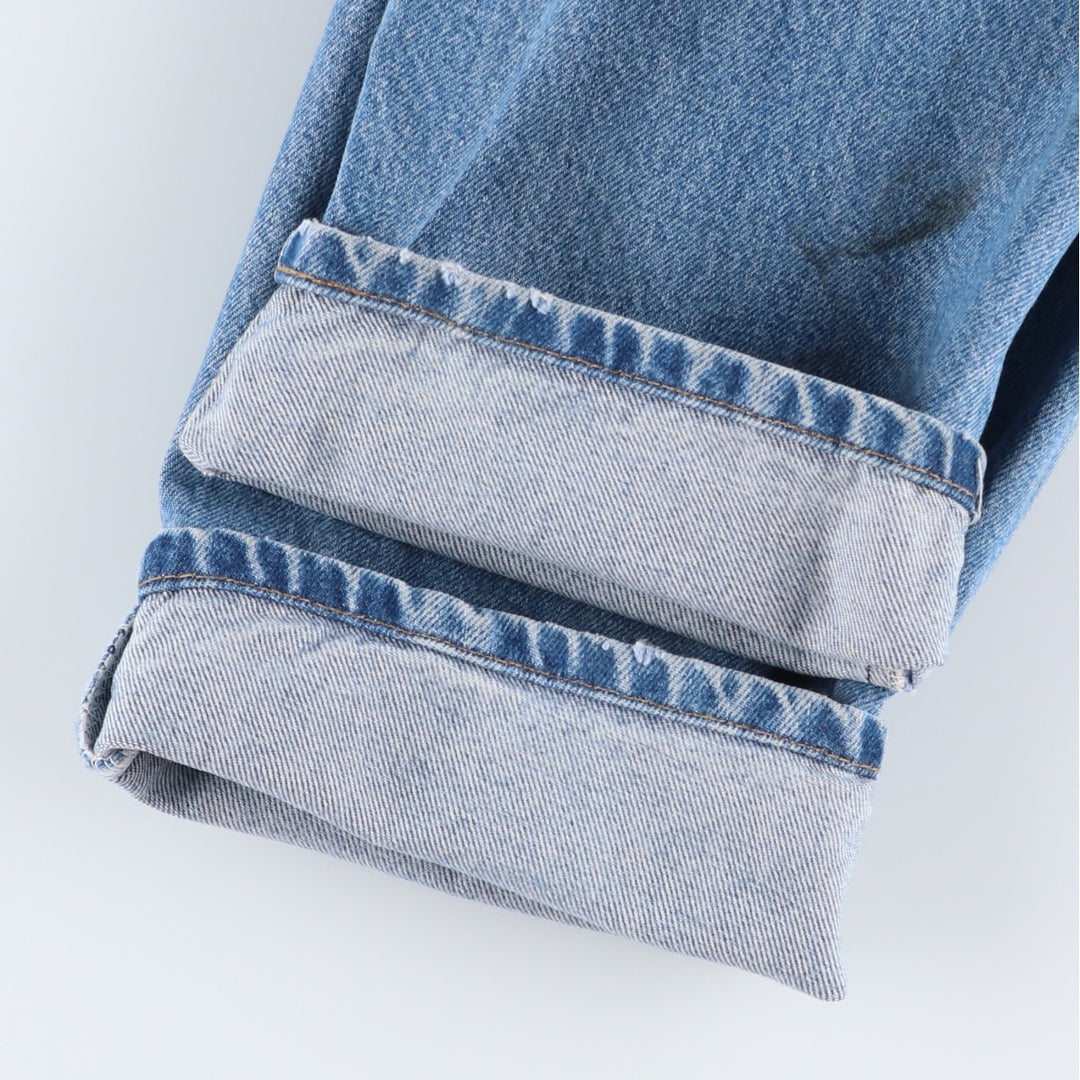 Carhartt Relaxed Fit Tapered Denim Pants for Men, W33 equivalent cotton blue type Vintage Second Hand