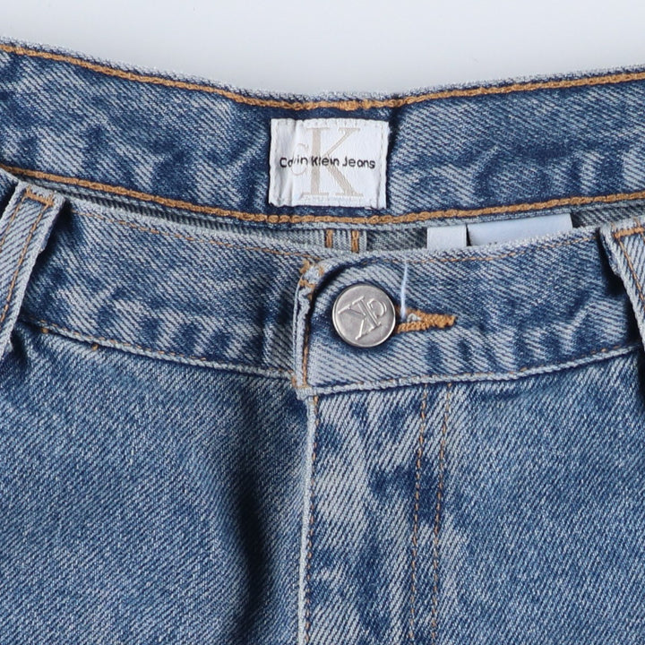 90s-00'S Calvin Klein Tapered Denim Pants, Men's Size W34 (approx.), Vintage cotton blue type Vintage Second Hand
