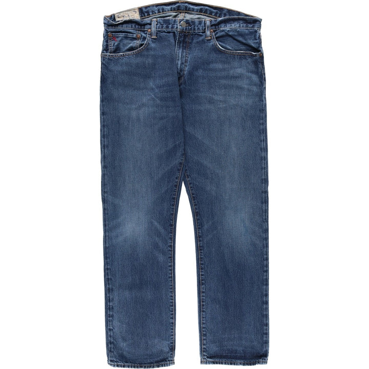 Ralph Lauren POLO RALPH LAUREN tapered denim pants for men, W38 equivalent cotton blue type Vintage Second Hand