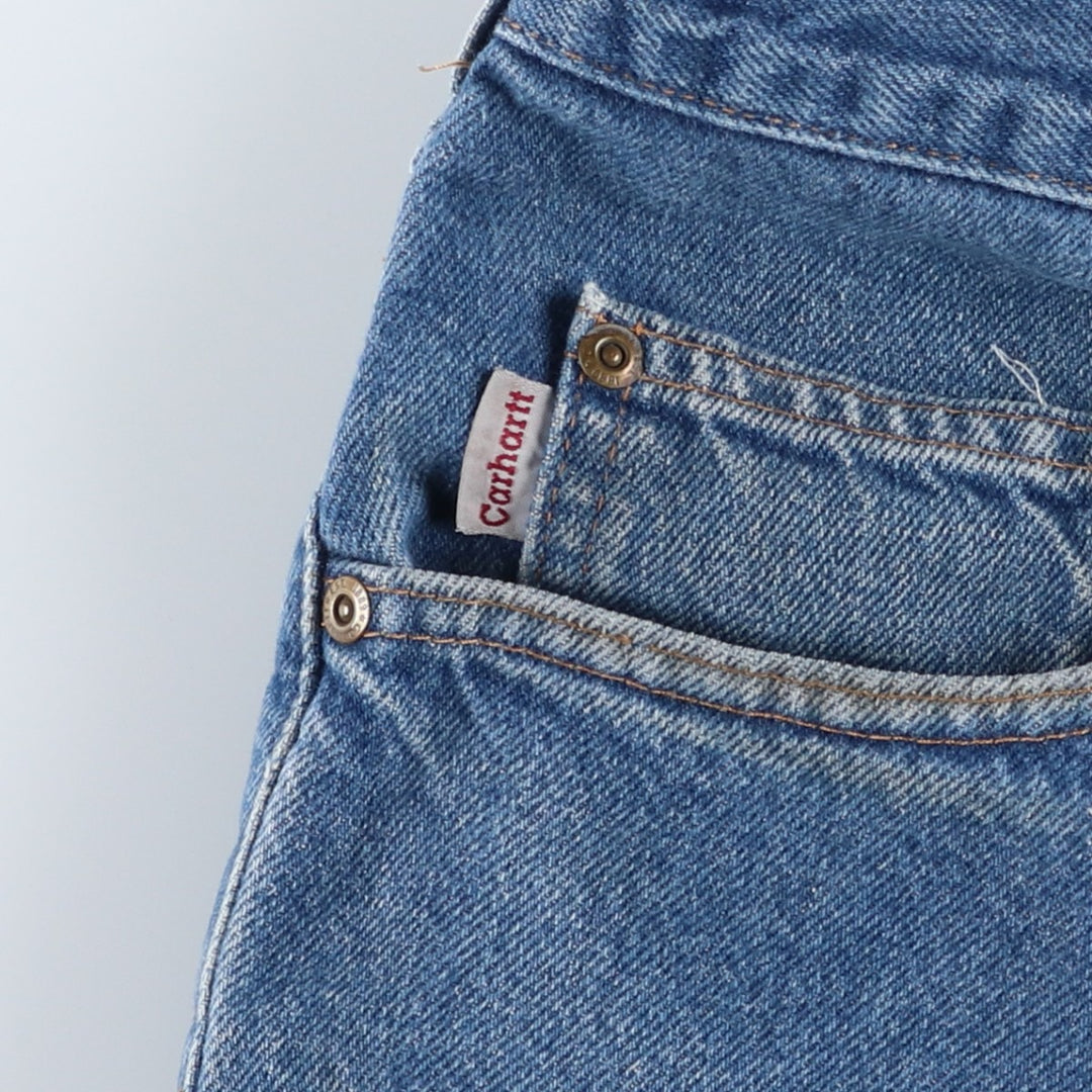 Carhartt Relaxed Fit Tapered Denim Pants for Men, W37 cotton blue type Vintage Second Hand