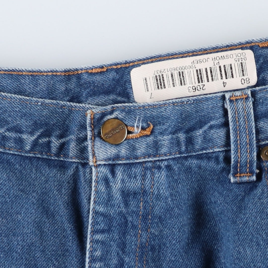 Carhartt Relaxed Fit Tapered Denim Pants for Men, W37 cotton blue type Vintage Second Hand