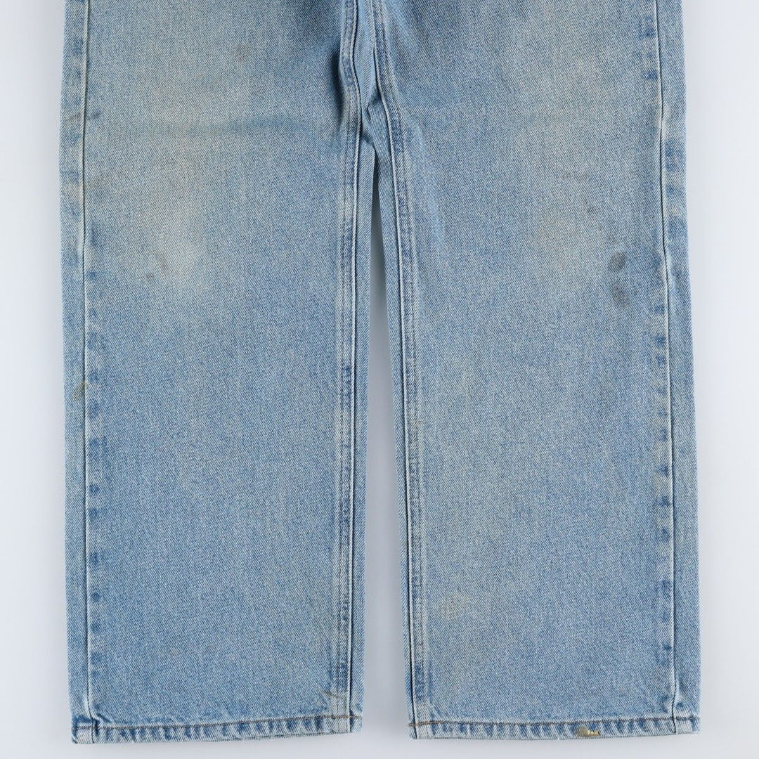 Carhartt Relaxed Fit Tapered Denim Pants for Men, W34 equivalent cotton blue type Vintage Second Hand