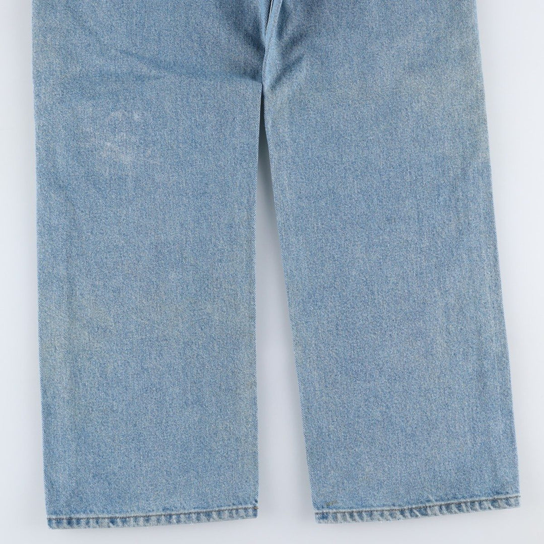 Carhartt Relaxed Fit Tapered Denim Pants for Men, W34 equivalent cotton blue type Vintage Second Hand