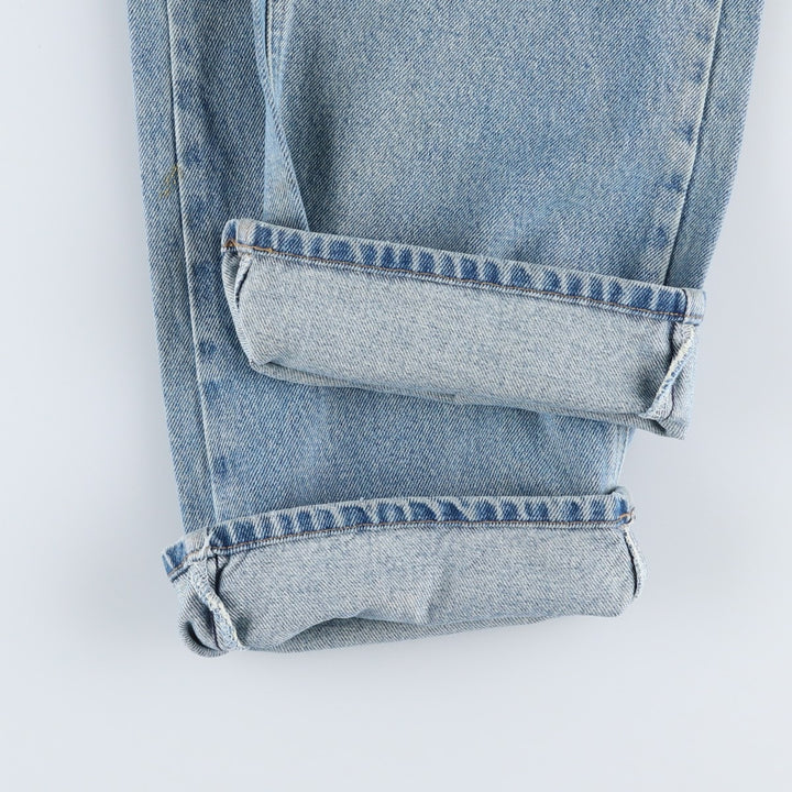 Carhartt Relaxed Fit Tapered Denim Pants for Men, W34 equivalent cotton blue type Vintage Second Hand
