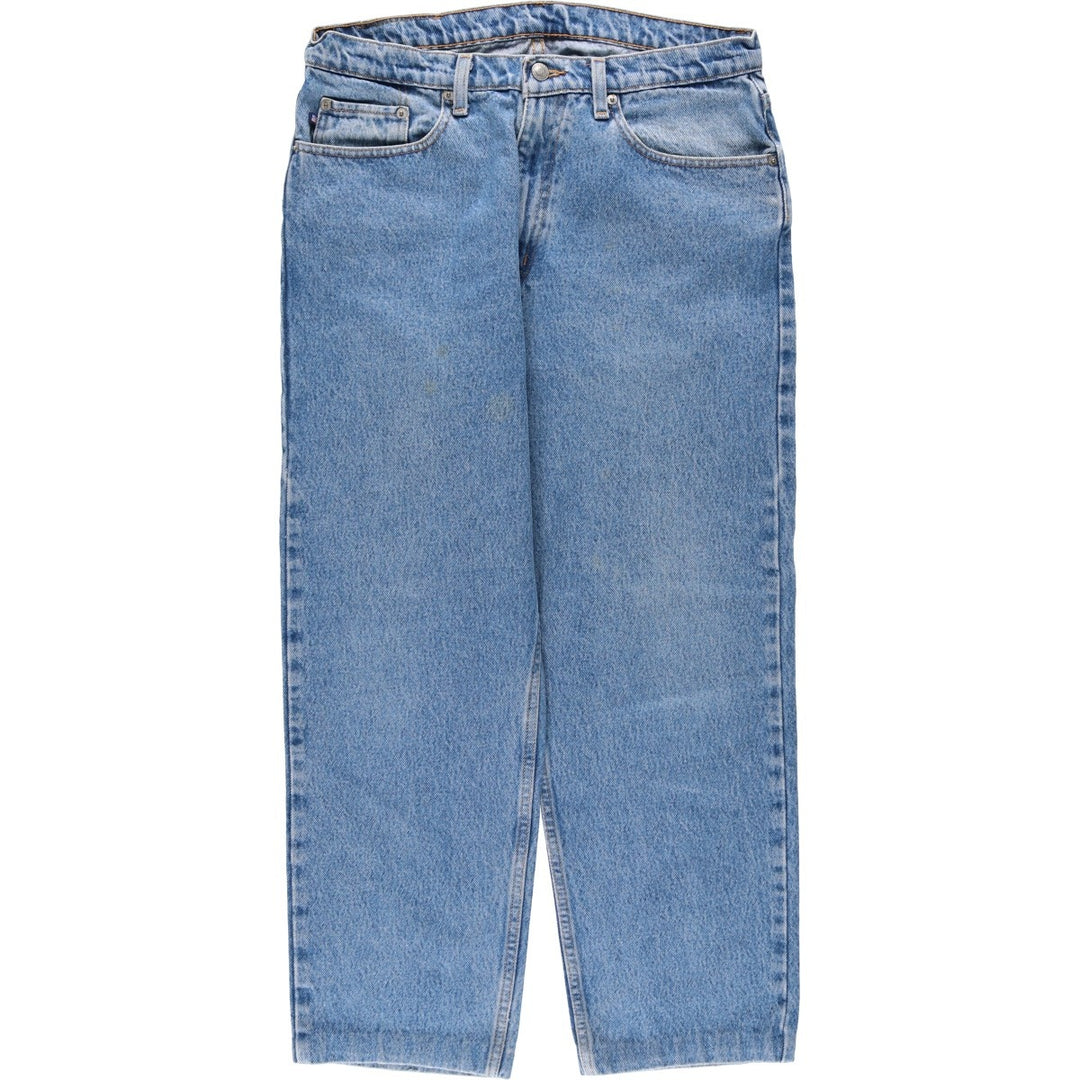 Ralph Lauren POLO JEANS COMPANY RELAXED Tapered Denim Pants, Men's W33 (approx.) cotton blue type Vintage Second Hand