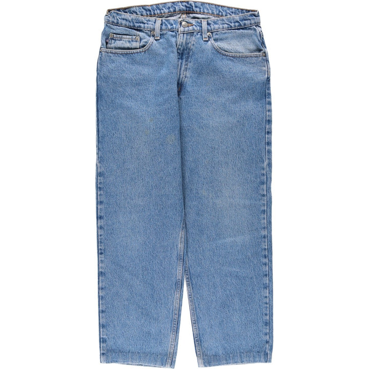 Ralph Lauren POLO JEANS COMPANY RELAXED Tapered Denim Pants, Men's W33 (approx.) cotton blue type Vintage Second Hand