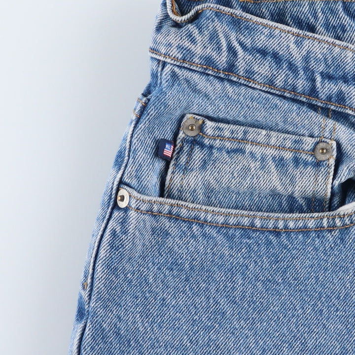 Ralph Lauren POLO JEANS COMPANY RELAXED Tapered Denim Pants, Men's W33 (approx.) cotton blue type Vintage Second Hand