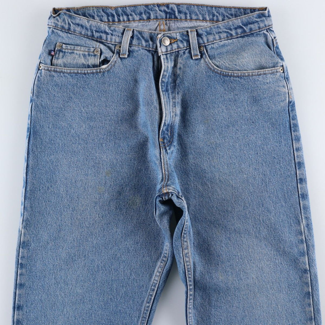 Ralph Lauren POLO JEANS COMPANY RELAXED Tapered Denim Pants, Men's W33 (approx.) cotton blue type Vintage Second Hand