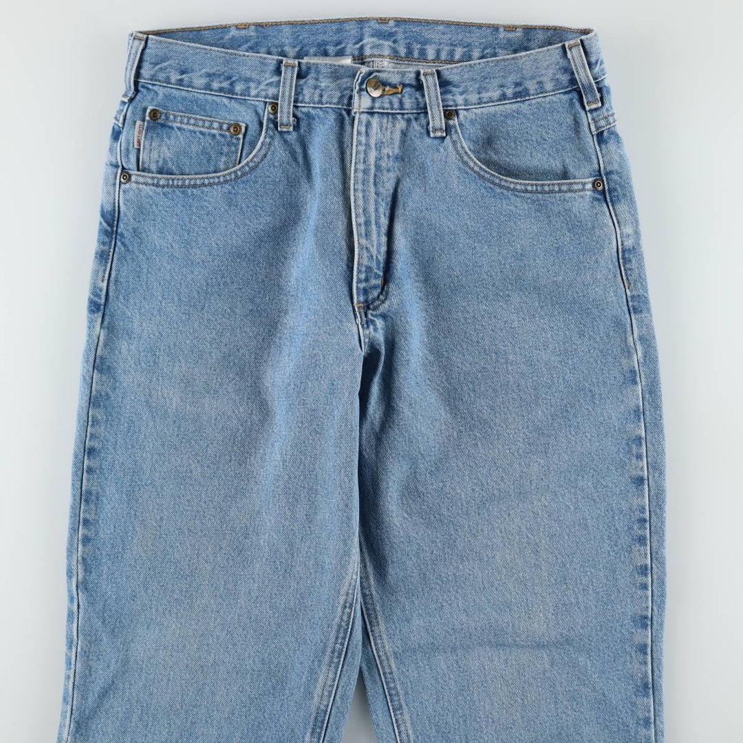 Carhartt Tapered Denim Pants for Men, W32 equivalent cotton blue type Vintage Second Hand