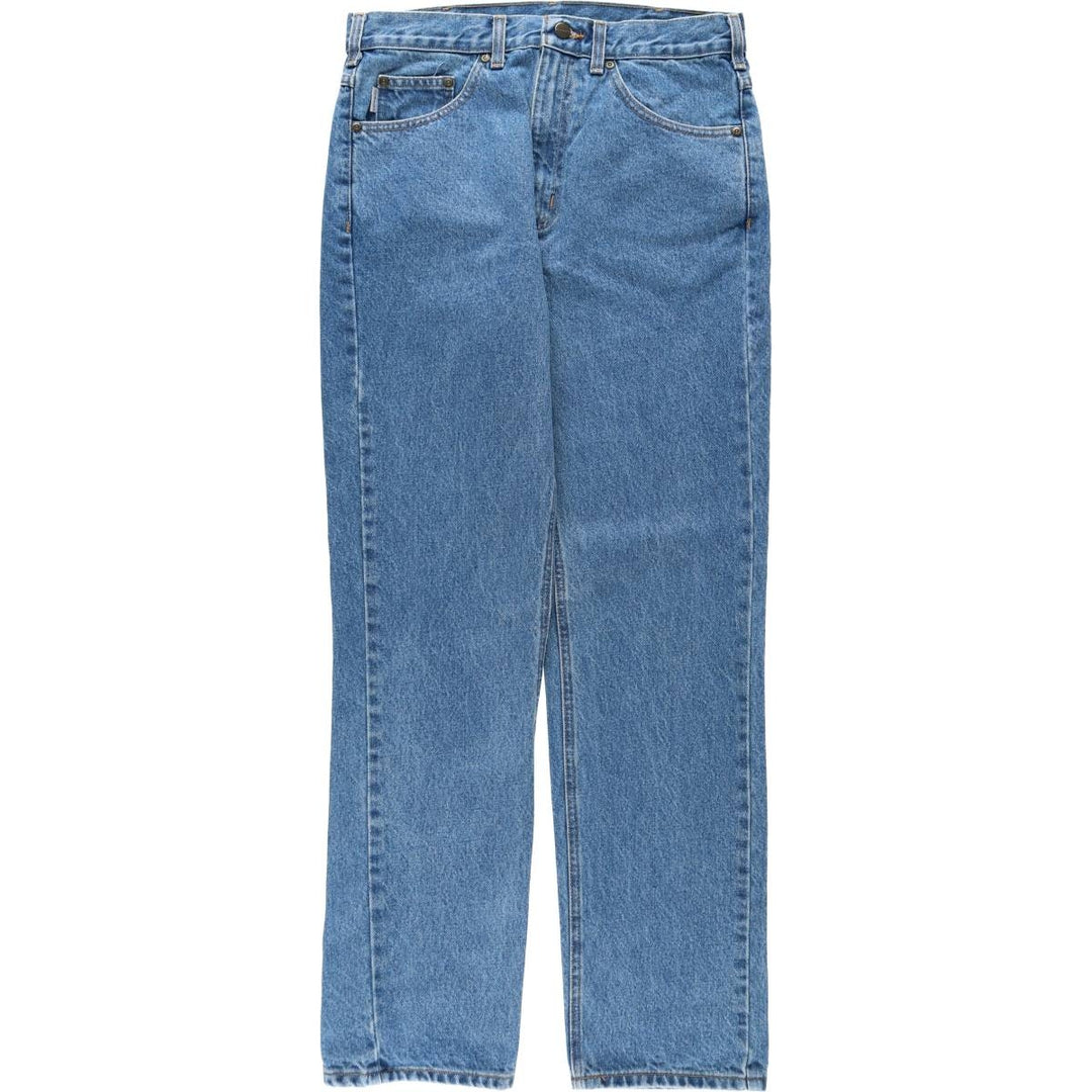 Carhartt Tapered Denim Pants for Men, W32 equivalent cotton blue type Vintage Second Hand