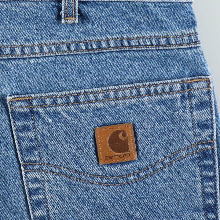 Carhartt Tapered Denim Pants for Men, W32 equivalent cotton blue type Vintage Second Hand