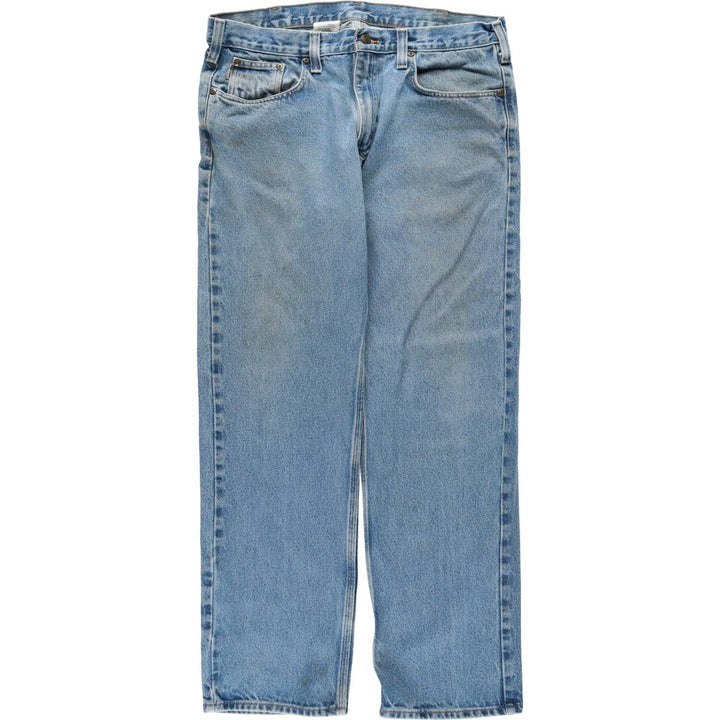 Carhartt Traditional FIT Tapered Denim Pants Men's W37 cotton blue type Vintage Second Hand