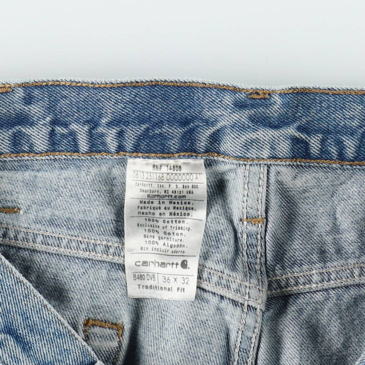 Carhartt Traditional FIT Tapered Denim Pants Men's W37 cotton blue type Vintage Second Hand