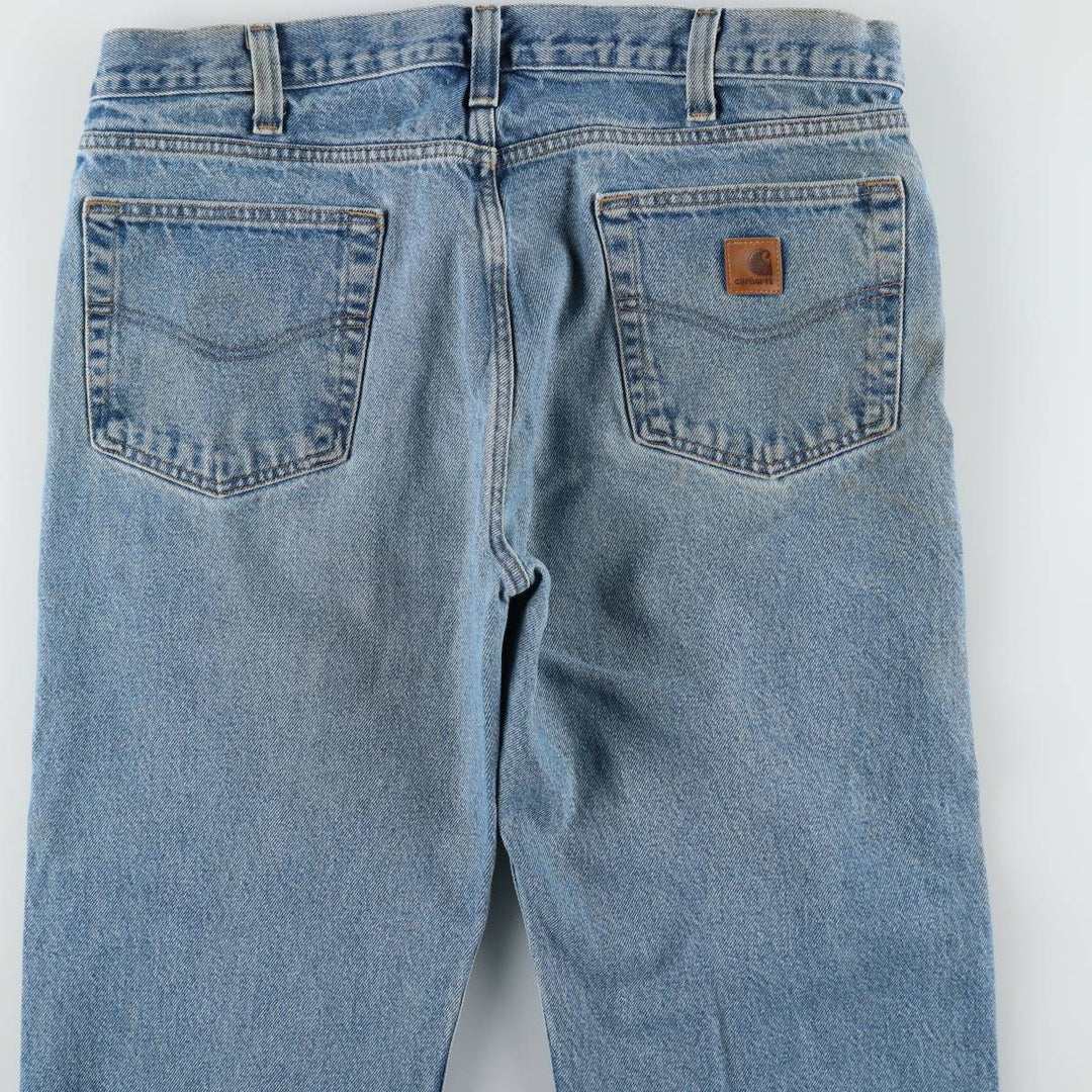 Carhartt Traditional FIT Tapered Denim Pants Men's W37 cotton blue type Vintage Second Hand