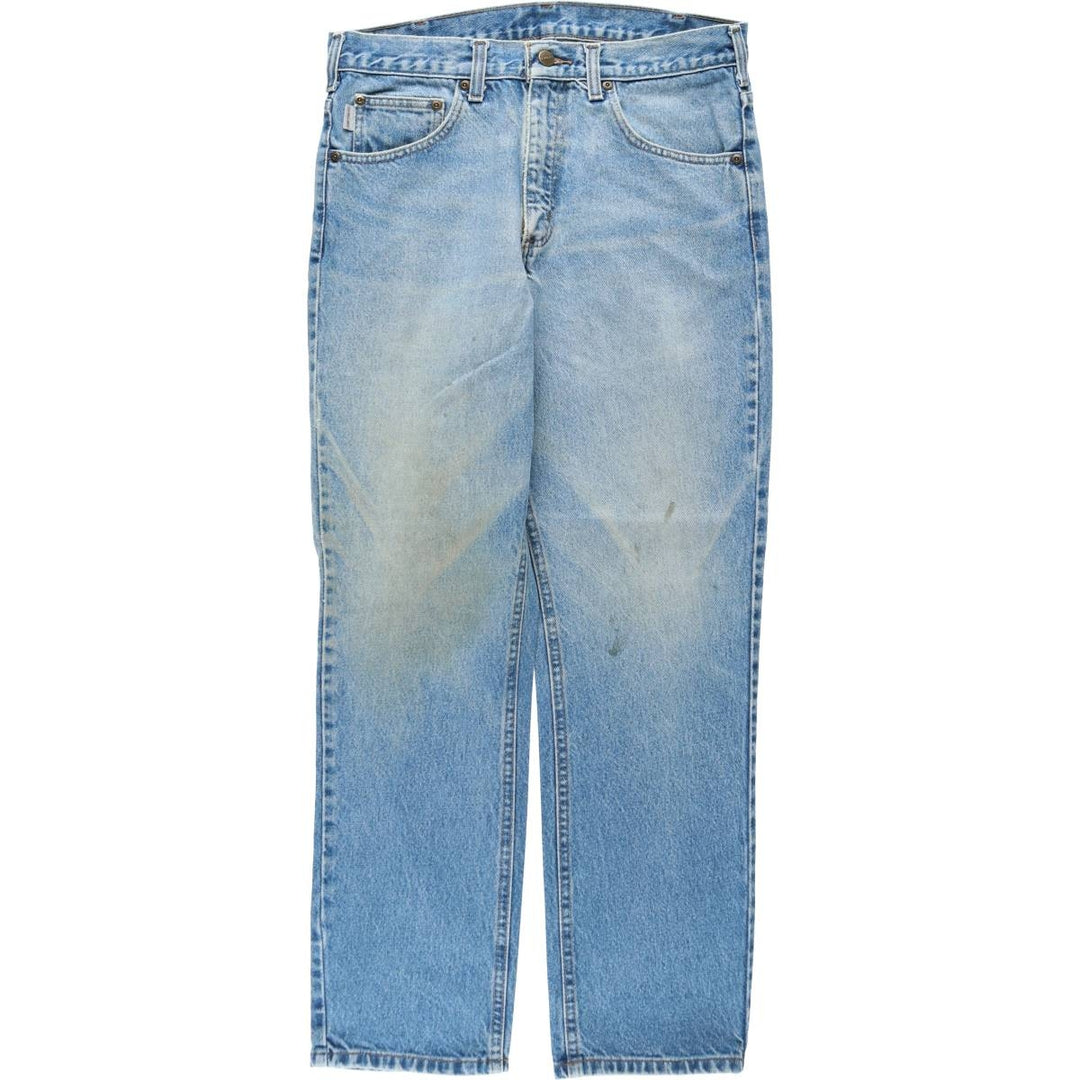Carhartt Traditional Fit Tapered Denim Pants, Men's, Size W33 cotton Blue type light blue Vintage Second Hand