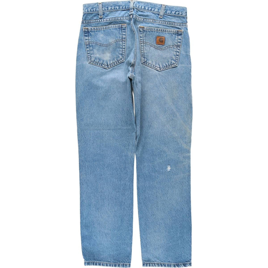 Carhartt Traditional Fit Tapered Denim Pants, Men's, Size W33 cotton Blue type light blue Vintage Second Hand