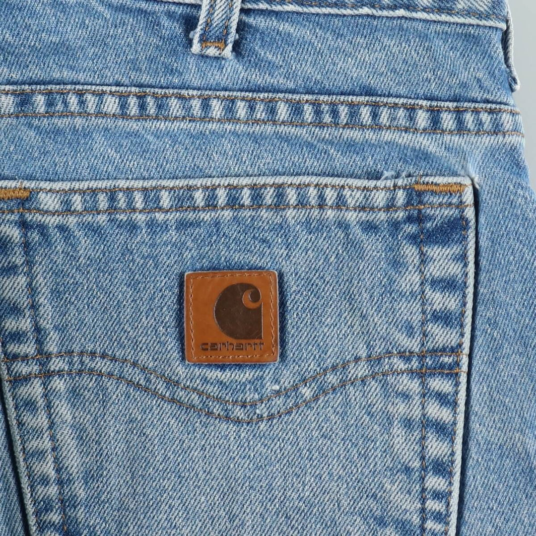 Carhartt Traditional Fit Tapered Denim Pants, Men's, Size W33 cotton Blue type light blue Vintage Second Hand