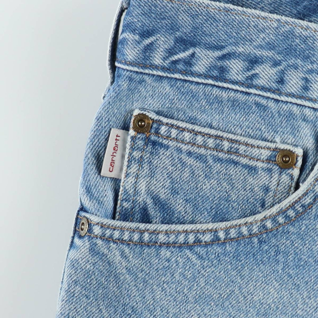 Carhartt Traditional Fit Tapered Denim Pants, Men's, Size W33 cotton Blue type light blue Vintage Second Hand