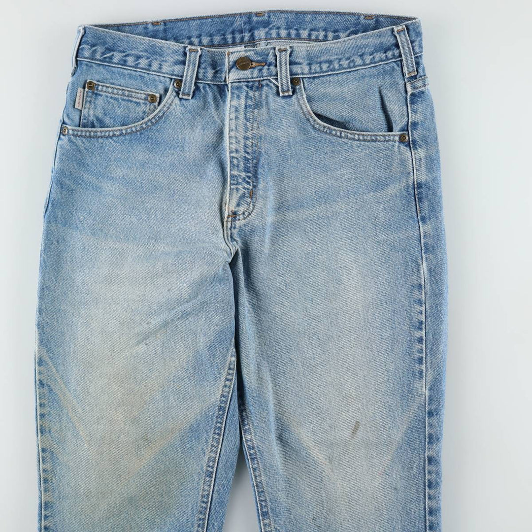 Carhartt Traditional Fit Tapered Denim Pants, Men's, Size W33 cotton Blue type light blue Vintage Second Hand