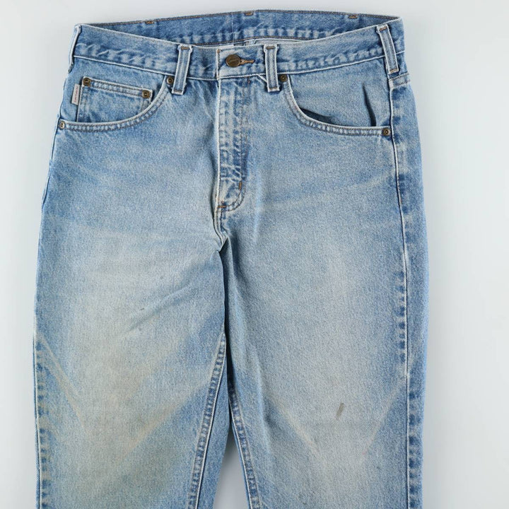 Carhartt Traditional Fit Tapered Denim Pants, Men's, Size W33 cotton Blue type light blue Vintage Second Hand