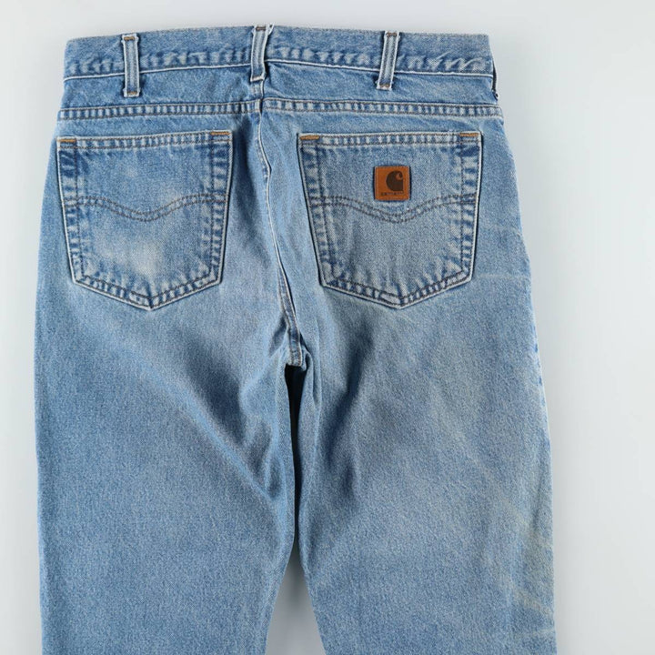 Carhartt Traditional Fit Tapered Denim Pants, Men's, Size W33 cotton Blue type light blue Vintage Second Hand