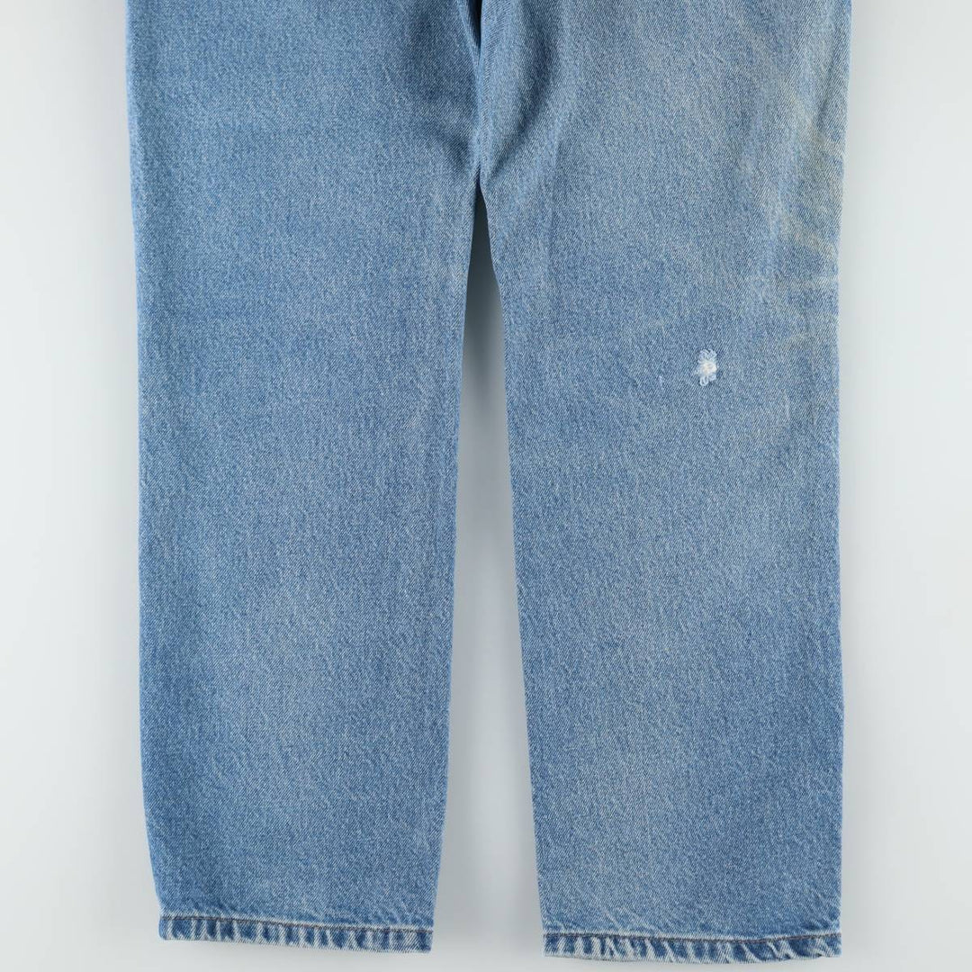 Carhartt Traditional Fit Tapered Denim Pants, Men's, Size W33 cotton Blue type light blue Vintage Second Hand
