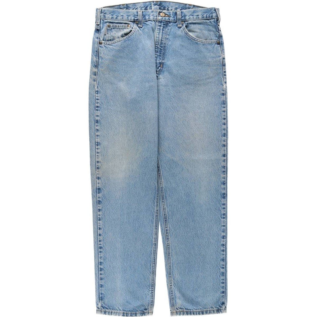 Carhartt logo patch tapered denim pants, men's size W35 (approx.) unclear Blue type light blue Vintage Second Hand